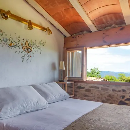 Apartamento Duplex Rural Con Chimenea Y Vistas Panoramicas Desde La Cama Sant Marti Sacalm Exterior photo